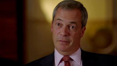 UKIP leader Nigel Farage