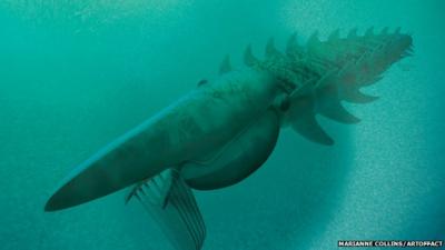 Two metre lobster from 480 million years ago