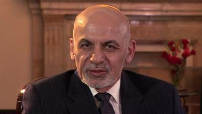 Afghan president Ashraf Ghani