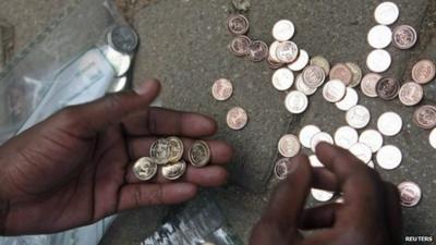 Zimbabwe's 'bond coins'