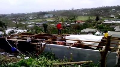 Scene of devastation in Vanuatu