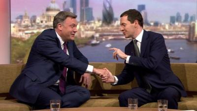 Ed Balls and George Osborne