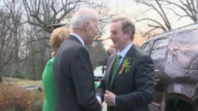 Joe Biden and Enda Kenny