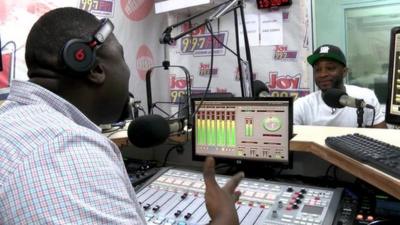 Twin B (r) talks to Joy FM's DJ Black