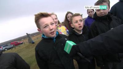James on the Isle of Lewis