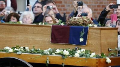 King Richard III's coffin