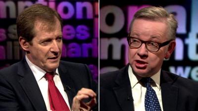 Alastair Campbell and Michael Gove