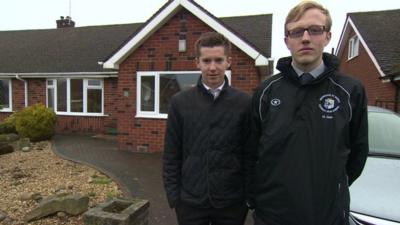 First-time buyers, Oliver and Adam