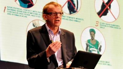 Hans Rosling on stage