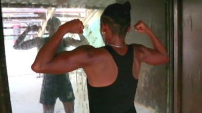 Namibia Flores, is the only known woman boxer in Cuba