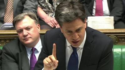 Ed Miliband at PMQs