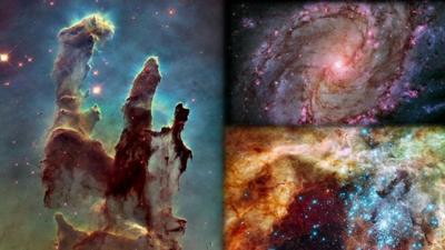 Composite image of Hubble images