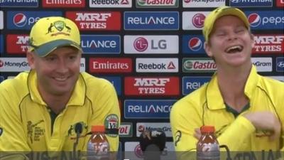 Australia captain Michael Clarke and Steve Smith