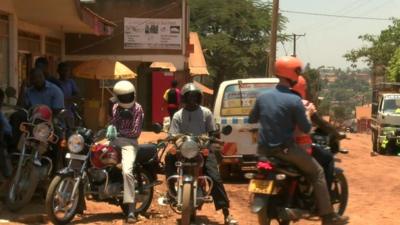 Boda boda motorcycle taxis