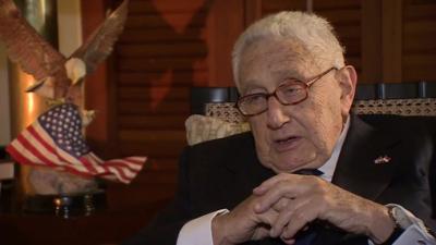 Former US Secretary of State Henry Kissinger