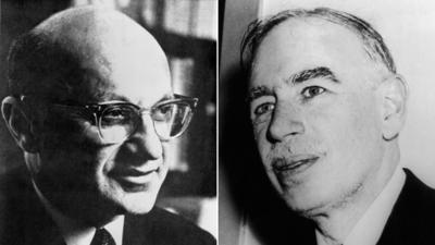 Milton Friedman and JM Keynes