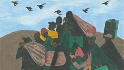 Great Migration Jacob Lawrence print