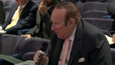 Andrew Neil at UKIP press conference