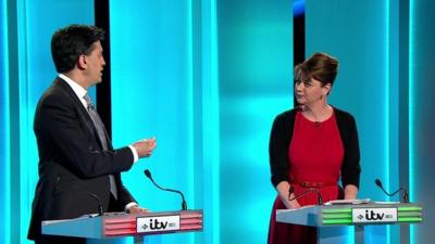 Ed Miliband and Leanne Wood