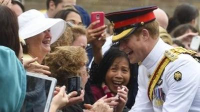 Prince Harry in Canberra