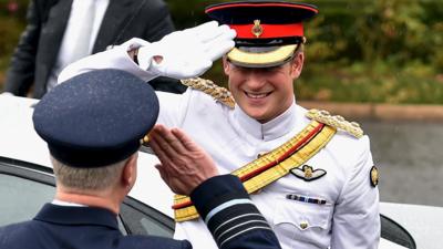 Prince Harry received a warm welcome when he arrived in Australia.