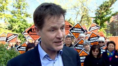 Nick Clegg in Kingston