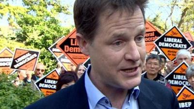 Nick Clegg in Kingston