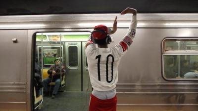 Subway dancer