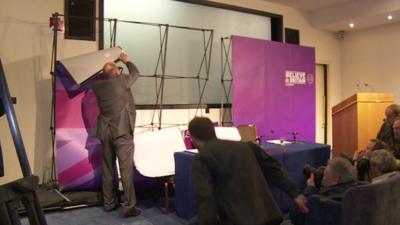 UKIP scenery collapses at press conference