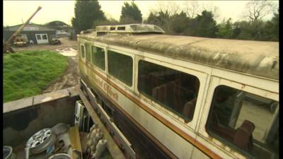 Military vehicle used to transport Margaret Thatcher and government figures around Northern Ireland