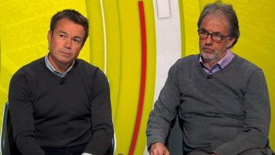 Graeme Le Saux and Mark Lawrenson