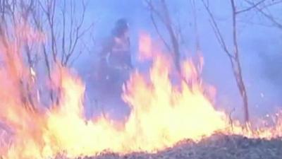 Wildfires in Khakassia