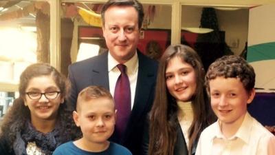 David Cameron, Ayshah Tull and children