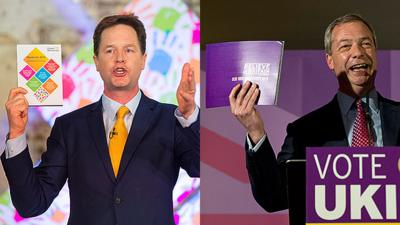 Nick Clegg and Nigel Farage