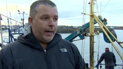 Skipper Paul Murphy said the boat nearly capsized during the incident