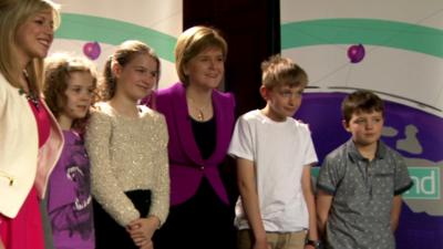 Nicola Sturgeon and Newsround viewers