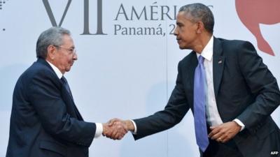 Castro and Obama