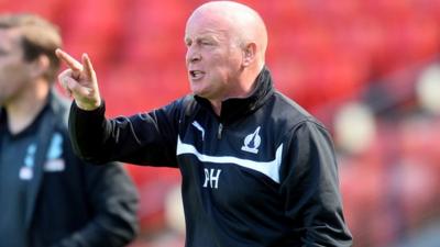 Falkirk manager Peter Houston