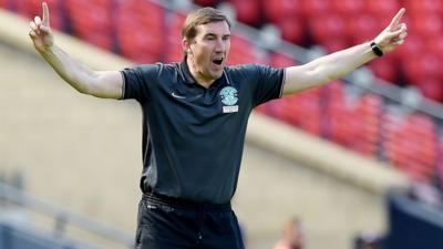 Hibernian manager Alan Stubbs