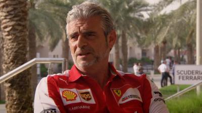 Ferrari team principal Maurizio Arrivabene