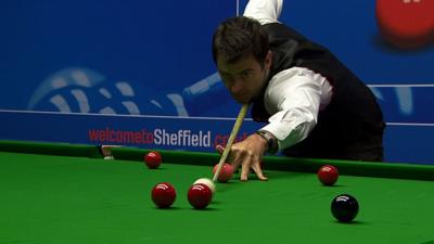 Ronnie O'Sullivan makes a blistering start to his World Snooker Championship first round match with Craig Steadman