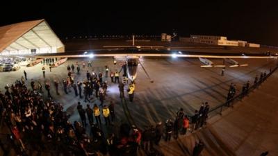 Solar Impulse lands in Nanjing