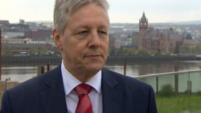 DUP leader Peter Robinson said Mr Wells comments were not those of the Democratic Unionist Party