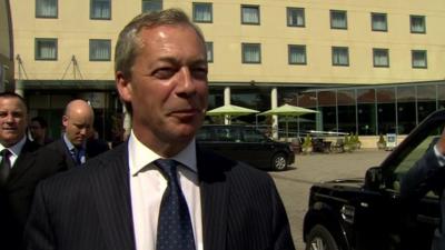 UKIP leader Nigel Farage