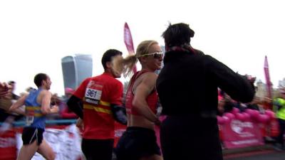 Denise Lewis and Paula Radcliffe