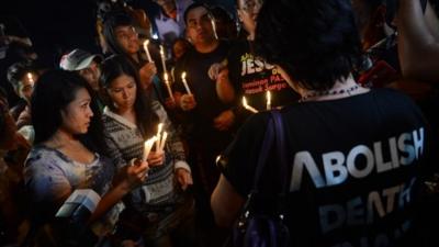 vigil in Cilacap