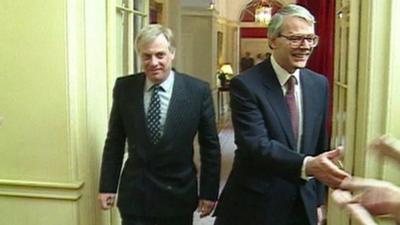 John Major in 1992