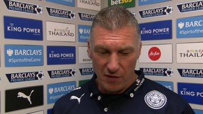 Leicester manager Nigel Pearson