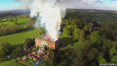 Clandon Park House fire