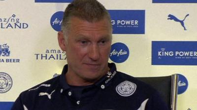 Leicester manager Nigel Pearson